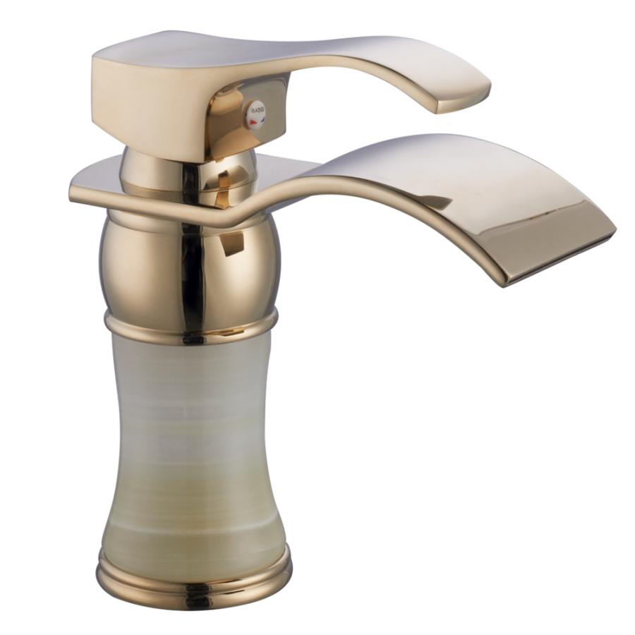 Luxury single hole basin faucet